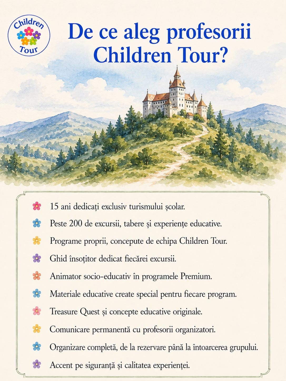 De ce aleg profesorii Children Tour?